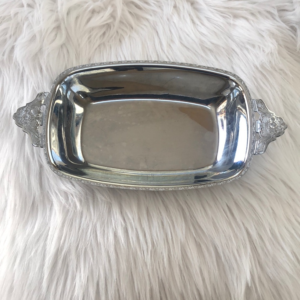 VTG silver tray